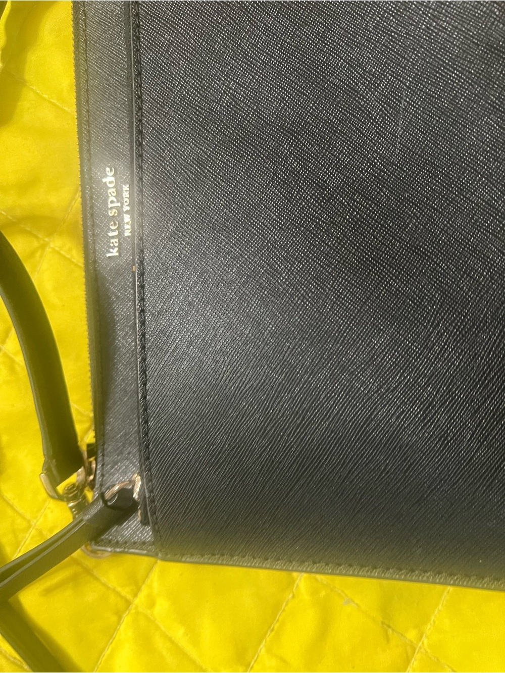 kate spade Black Leather Shoulder Bag
